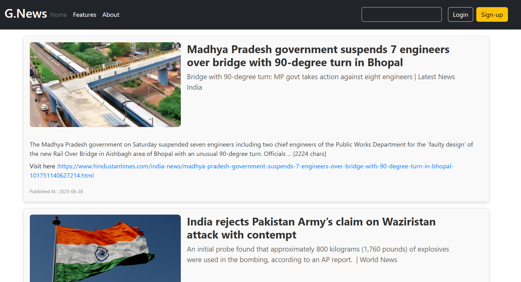 Global News – Real-Time Indian News in Multiple Languages