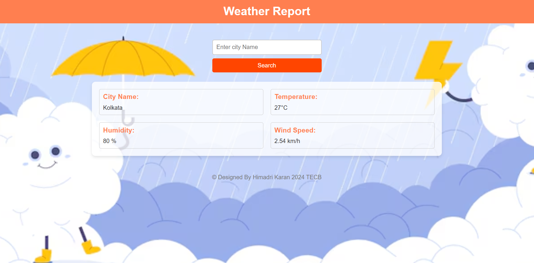 Weather Report – Real-Time Global Weather App